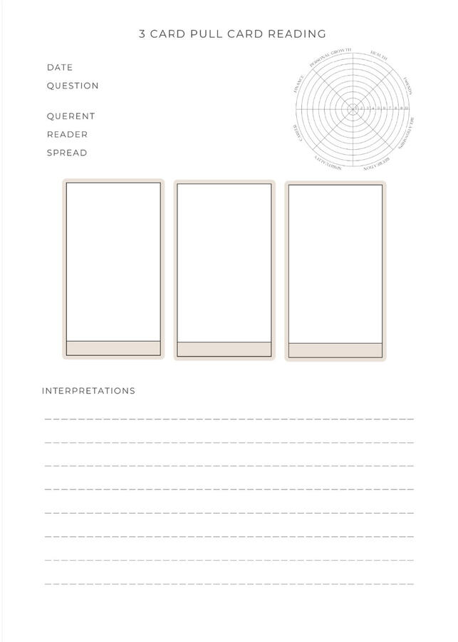 interior tarot tracker